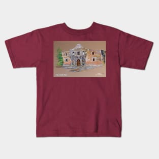 alamo art 2 Kids T-Shirt